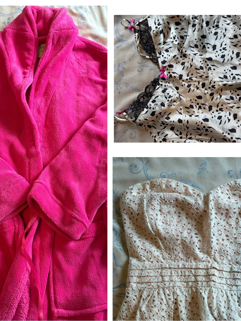 Pins & Needles dress, bath robe & night suit